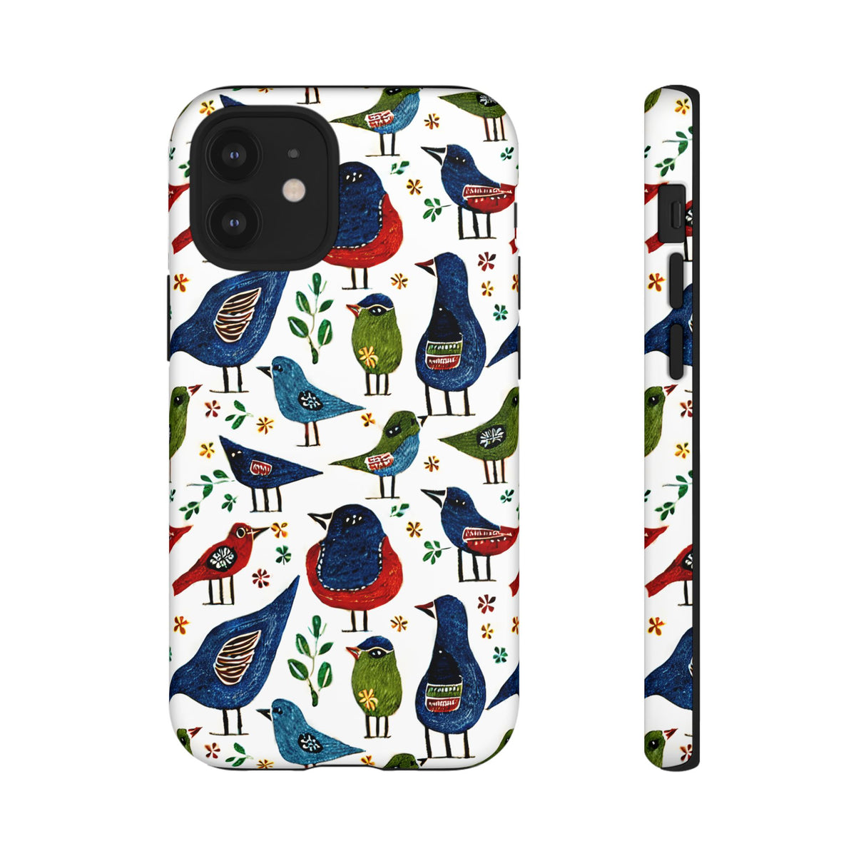 Birds Seamless Pattern Phone Case – Elegant and Timeless Avian Design 12