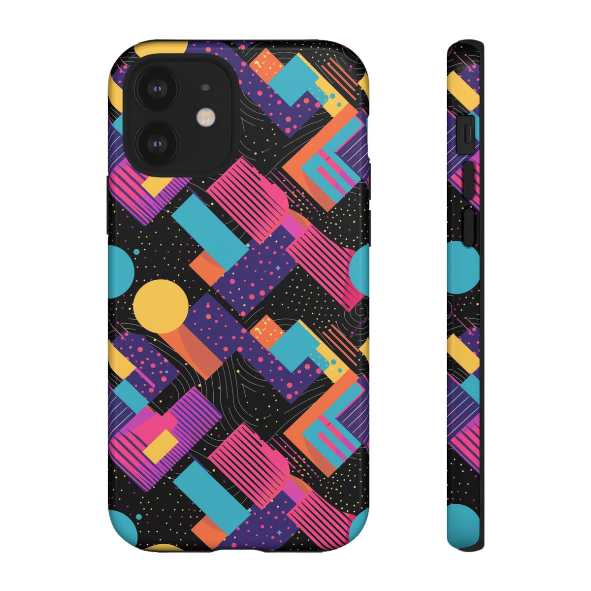 Retro 80s Seamless Phone Case – Vintage Style Meets Modern Protection 088