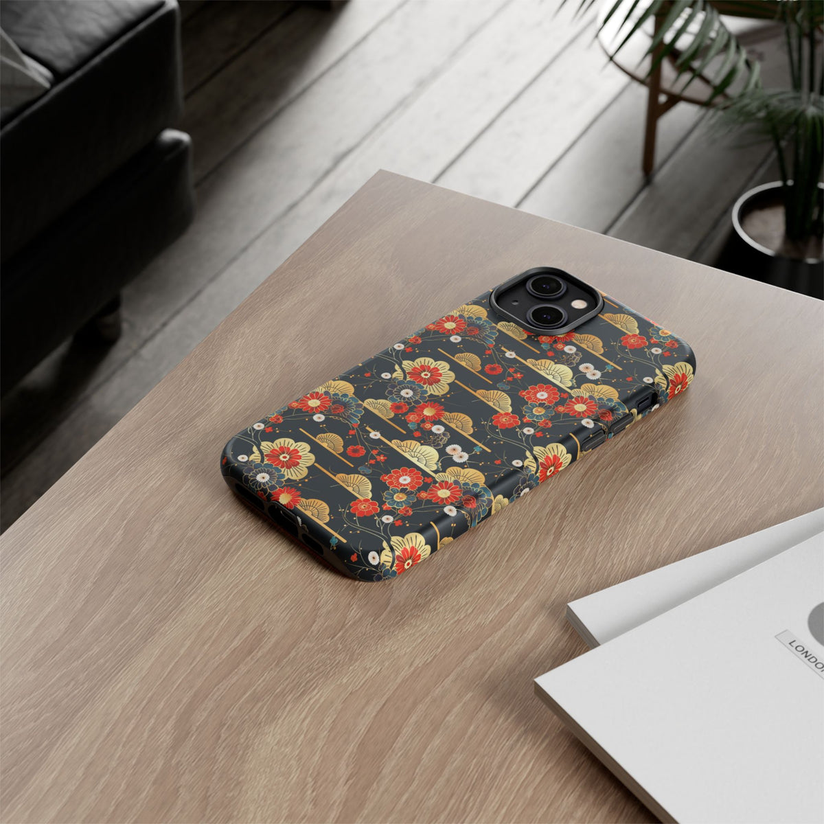 Japanese Pattern Phone Case – Elegant & Timeless Design for Your Phone 063