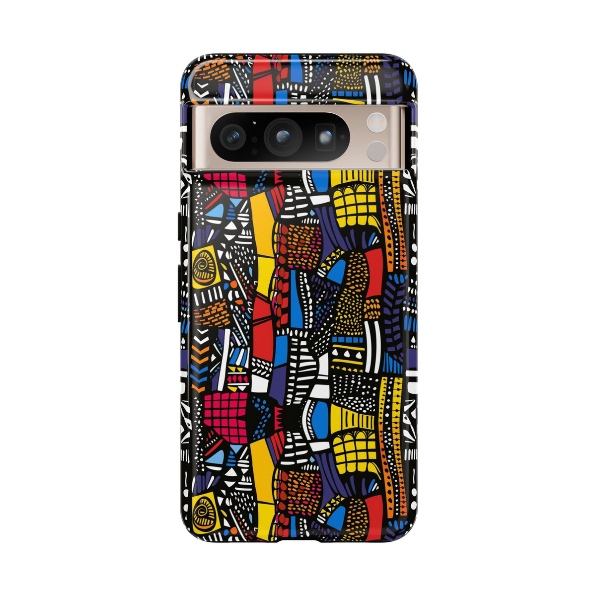 Stylish African Pattern Phone Case – Unique and Vibrant Protection 201