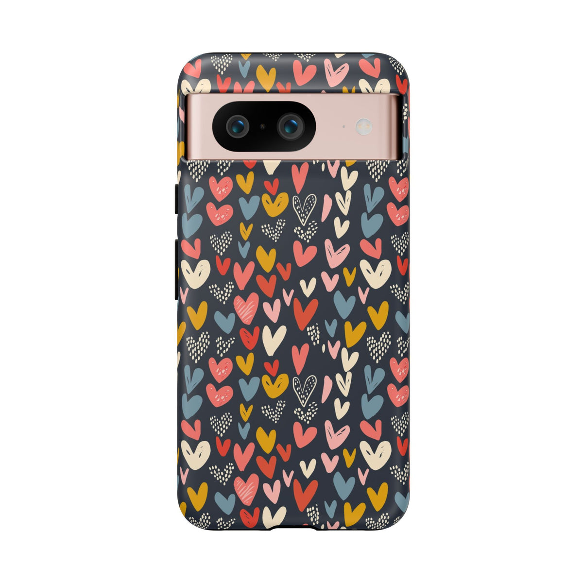 Heart Pattern Phone Case – Stylish & Loving Design for Your Device 816