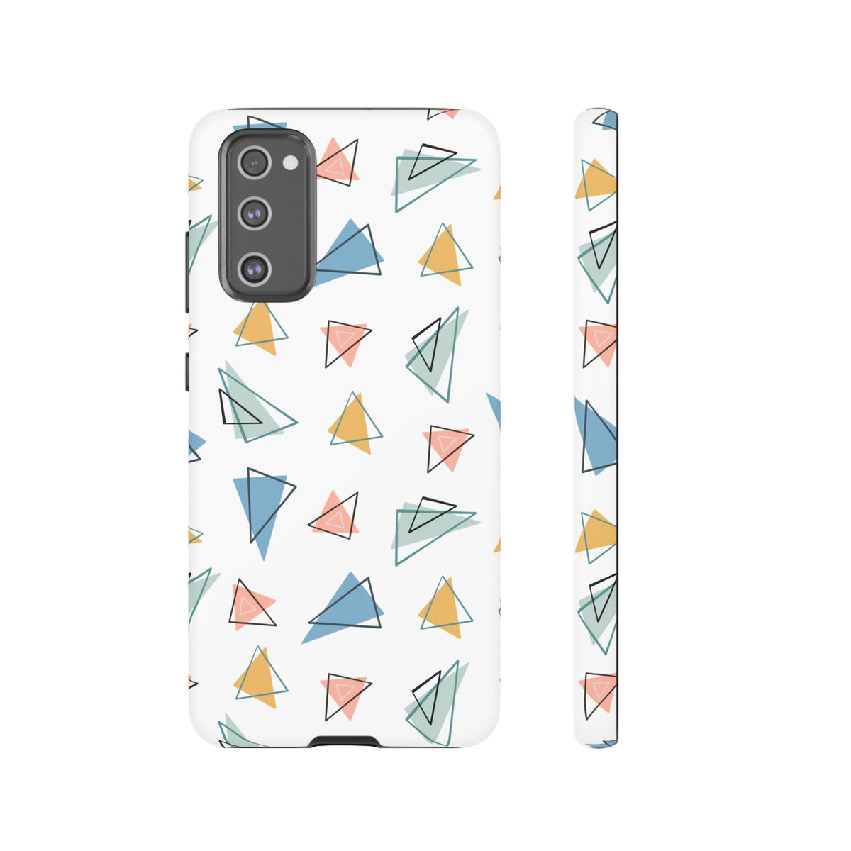 Triangle Pattern Phone Case – Modern & Durable Geometric Design