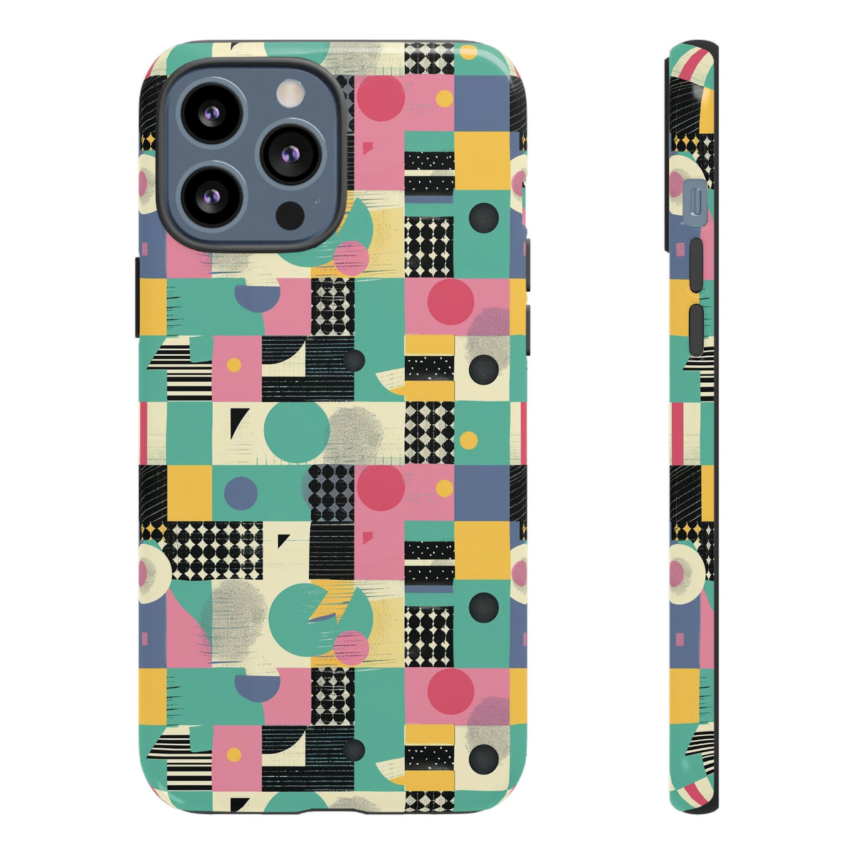 Retro 80s Seamless Phone Case – Vintage Style Meets Modern Protection 289