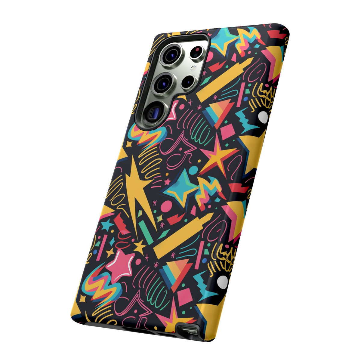 90s Themed Seamless Pattern Phone Case – Embrace Retro Style and Protection 232