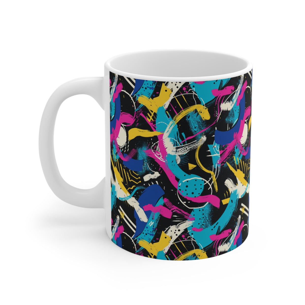 90s Retro Coffee Mug - Full Wrap Design 497