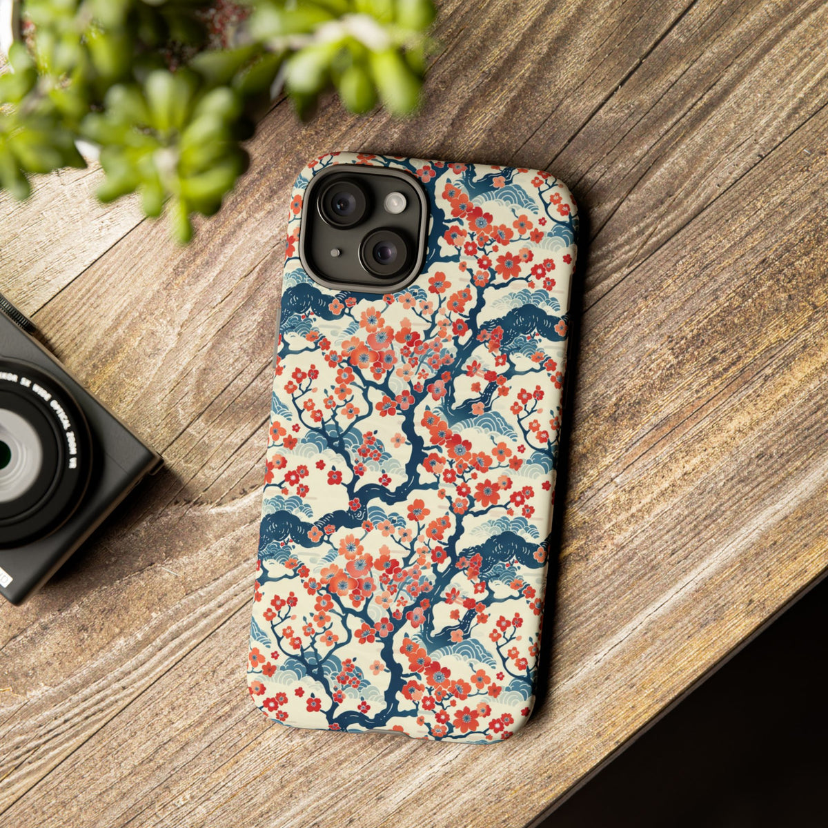 Japanese Pattern Phone Case – Elegant & Timeless Design for Your Phone 104