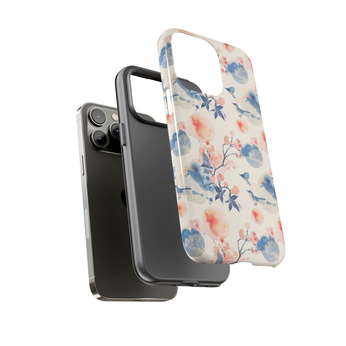 Japanese Pattern Phone Case – Elegant & Timeless Design for Your Phone 083