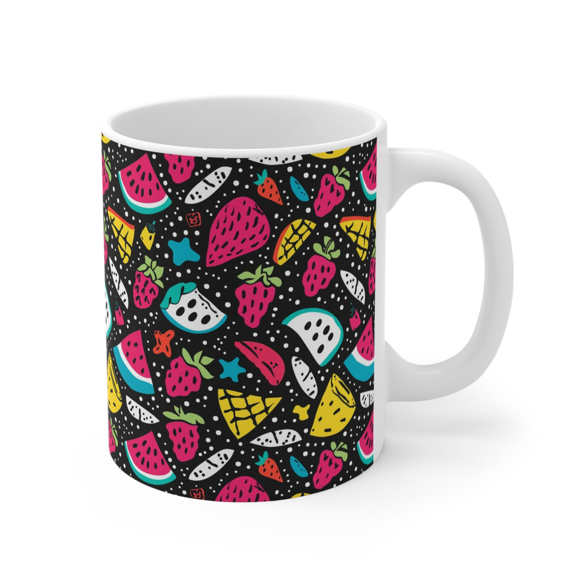 90s Retro Coffee Mug - Full Wrap Design 510