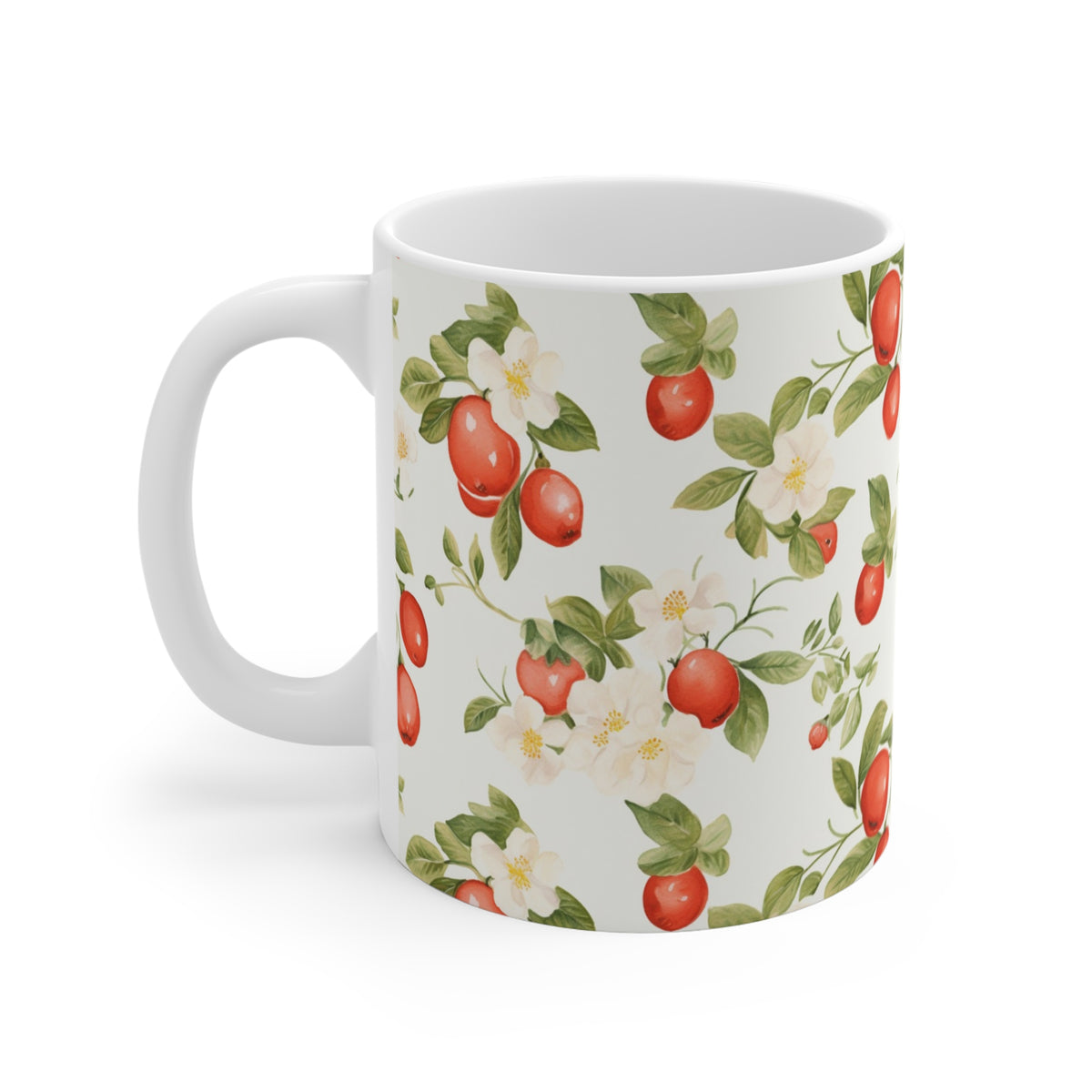 Various Watercolor Design All Over Coffee Mug – Unique Artistic Ceramic Coffee Cup 458