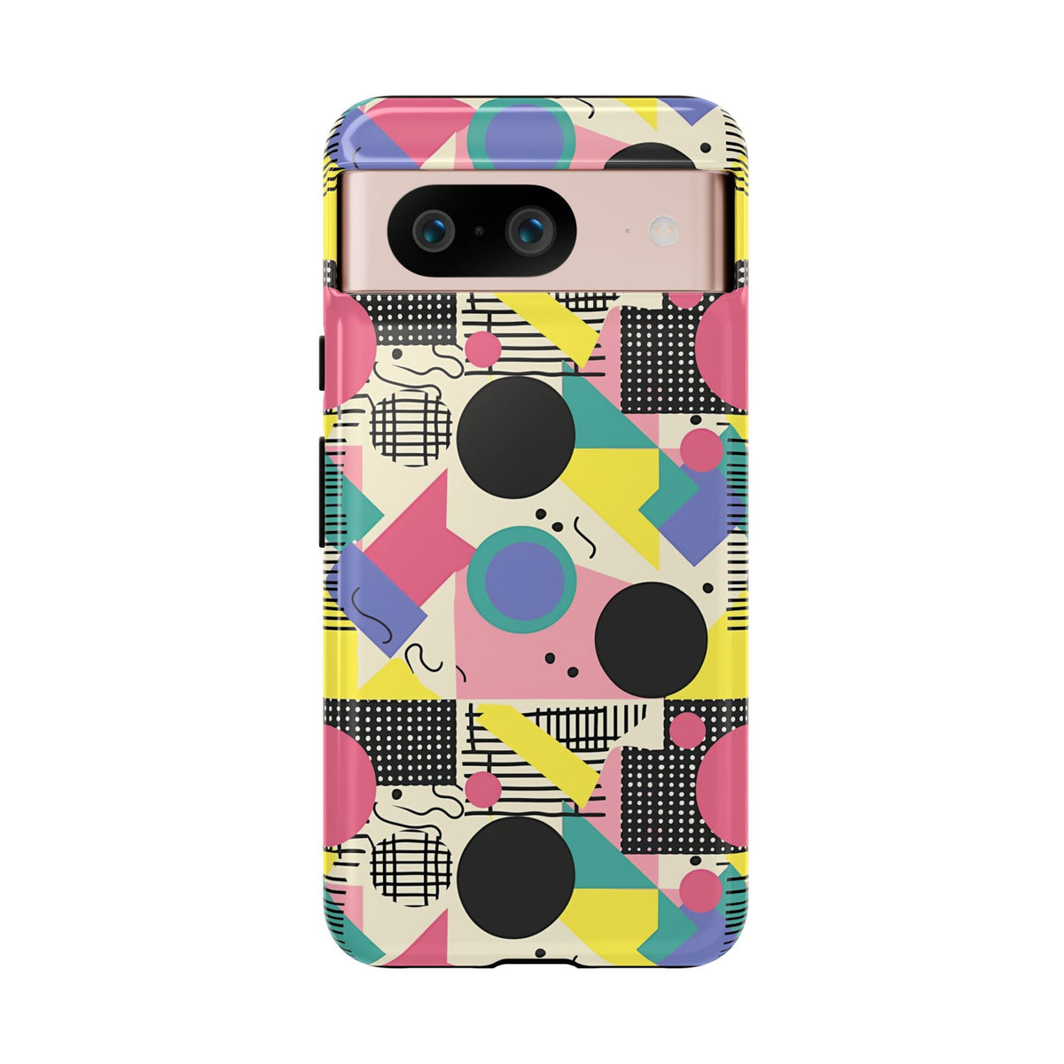 90s Themed Seamless Pattern Phone Case – Embrace Retro Style and Protection 228