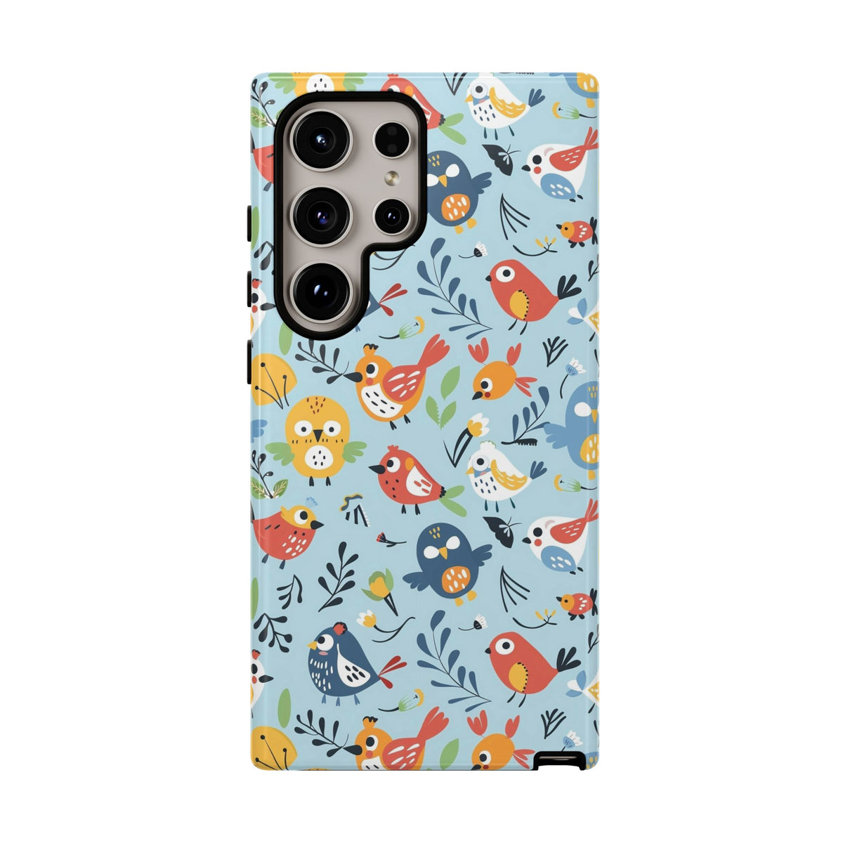 Birds Seamless Pattern Phone Case – Elegant and Timeless Avian Design 7