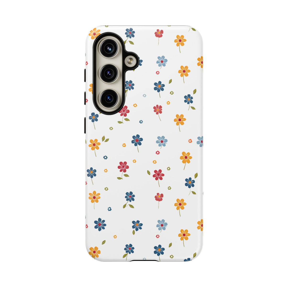 Wild Flowers Garden Stitch Phone Case – Nature-Inspired Floral Design