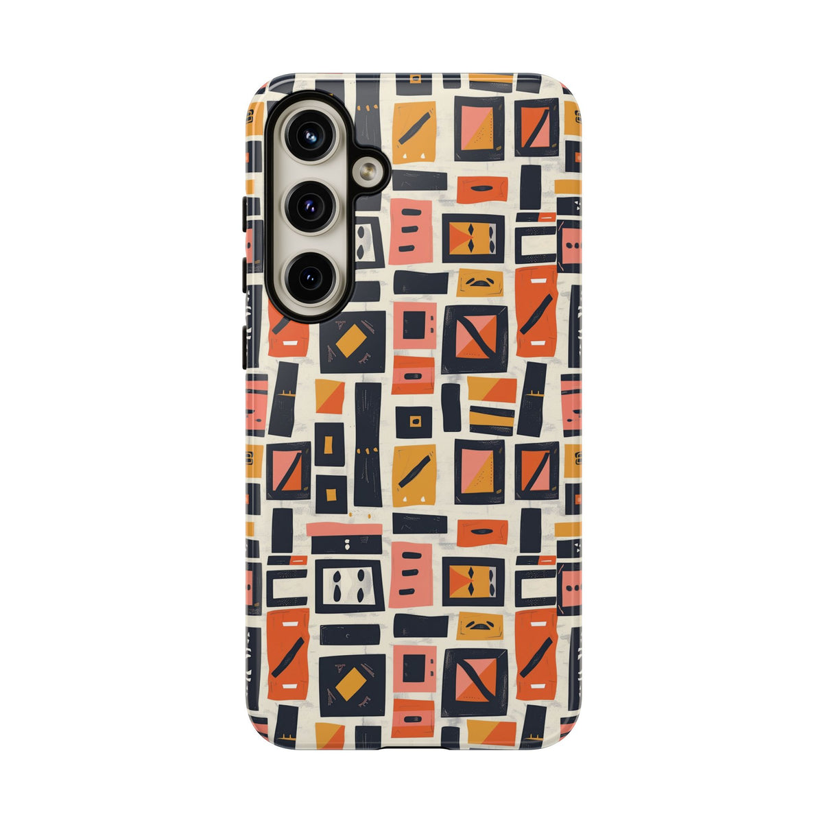 Stylish African Pattern Phone Case – Unique and Vibrant Protection 087