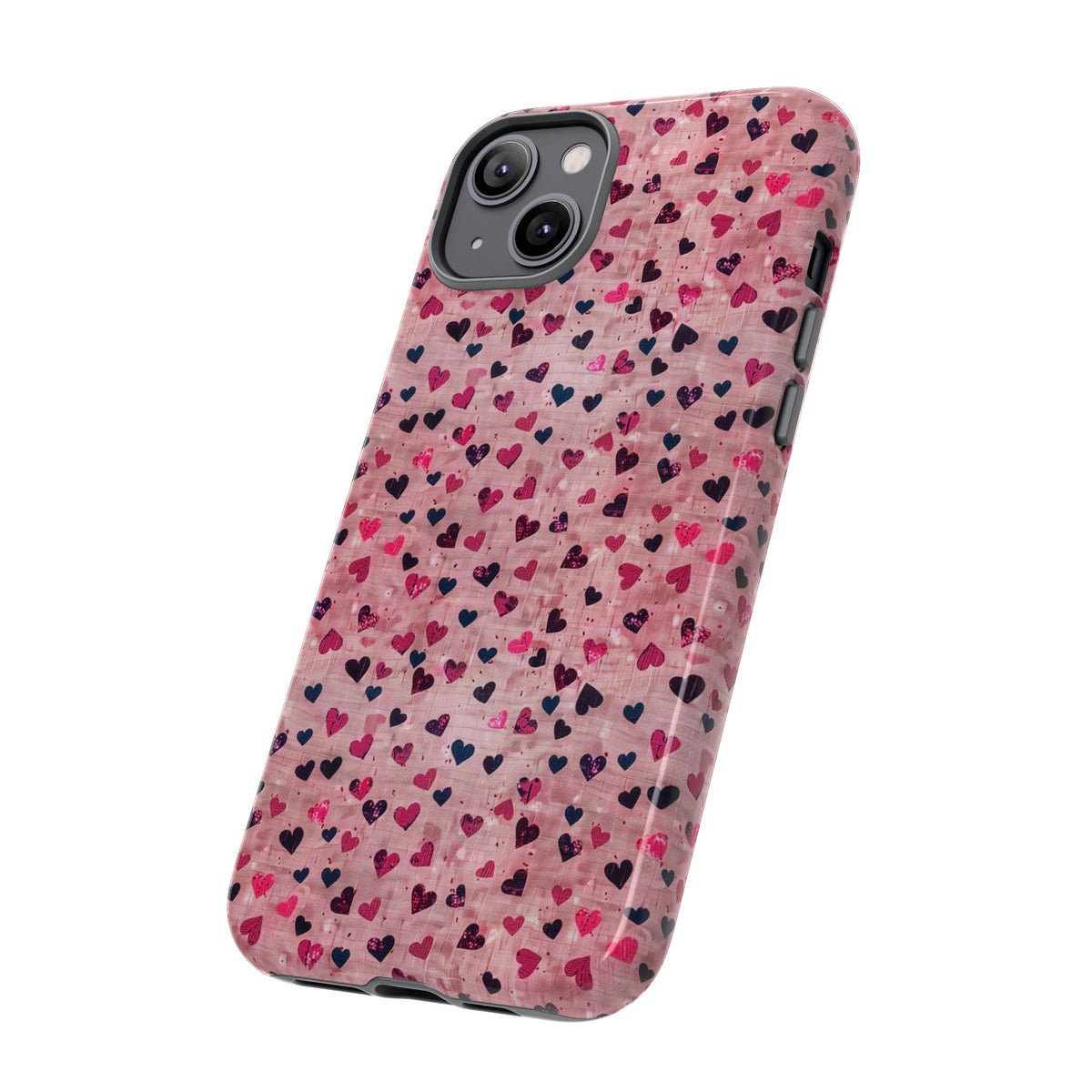 Heart Pattern Phone Case – Stylish & Loving Design for Your Device 229