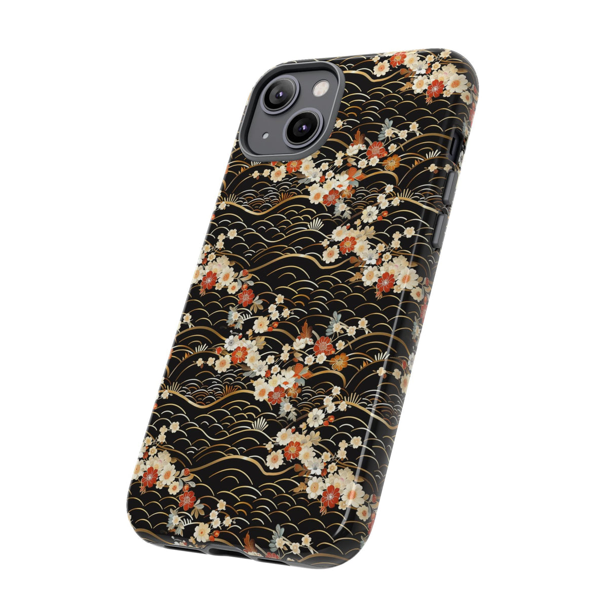 Japanese Pattern Phone Case – Elegant & Timeless Design for Your Phone 097