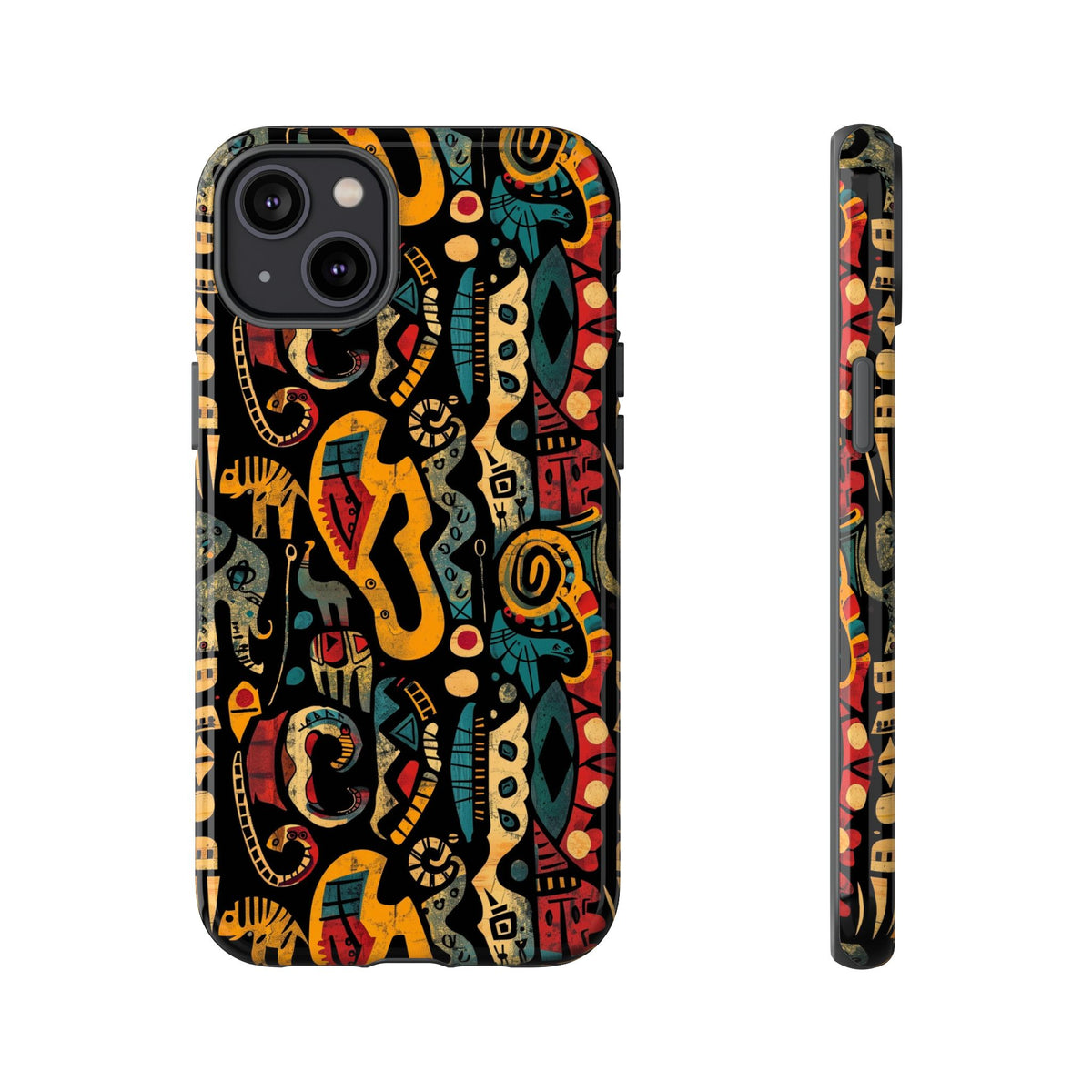 Stylish African Pattern Phone Case – Unique and Vibrant Protection 153