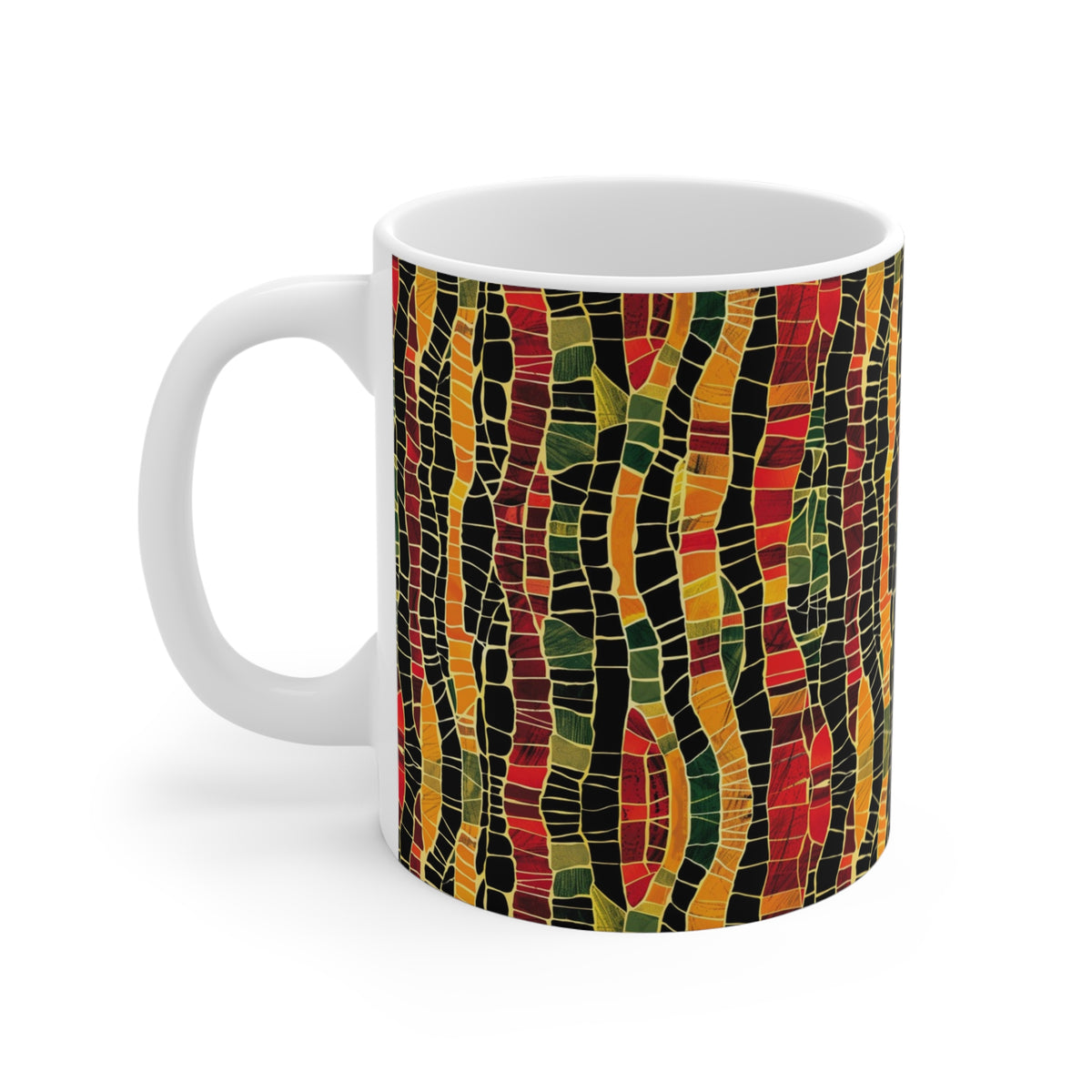 All-Over African Pattern Coffee Mug 607