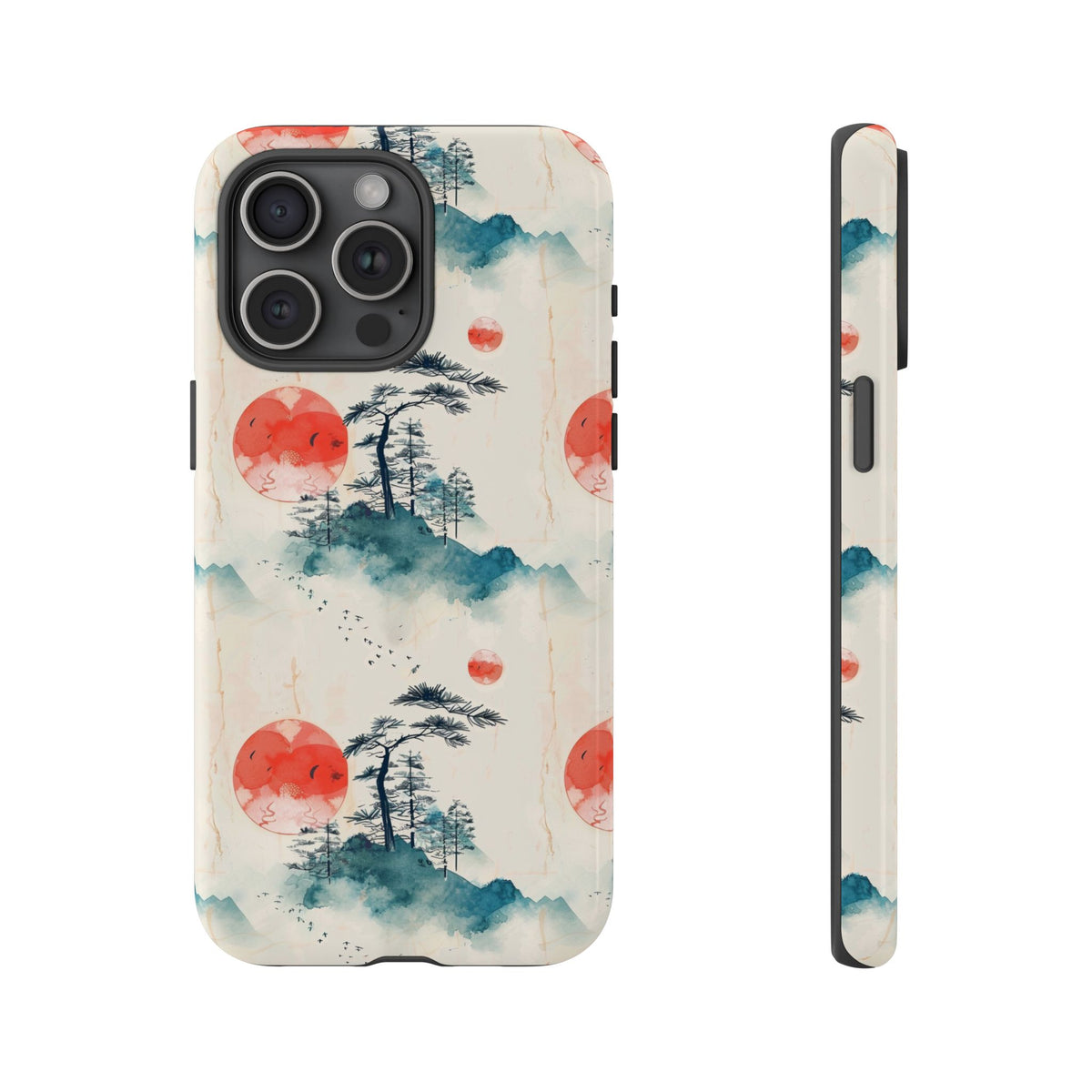 Japanese Pattern Phone Case – Elegant & Timeless Design for Your Phone 055