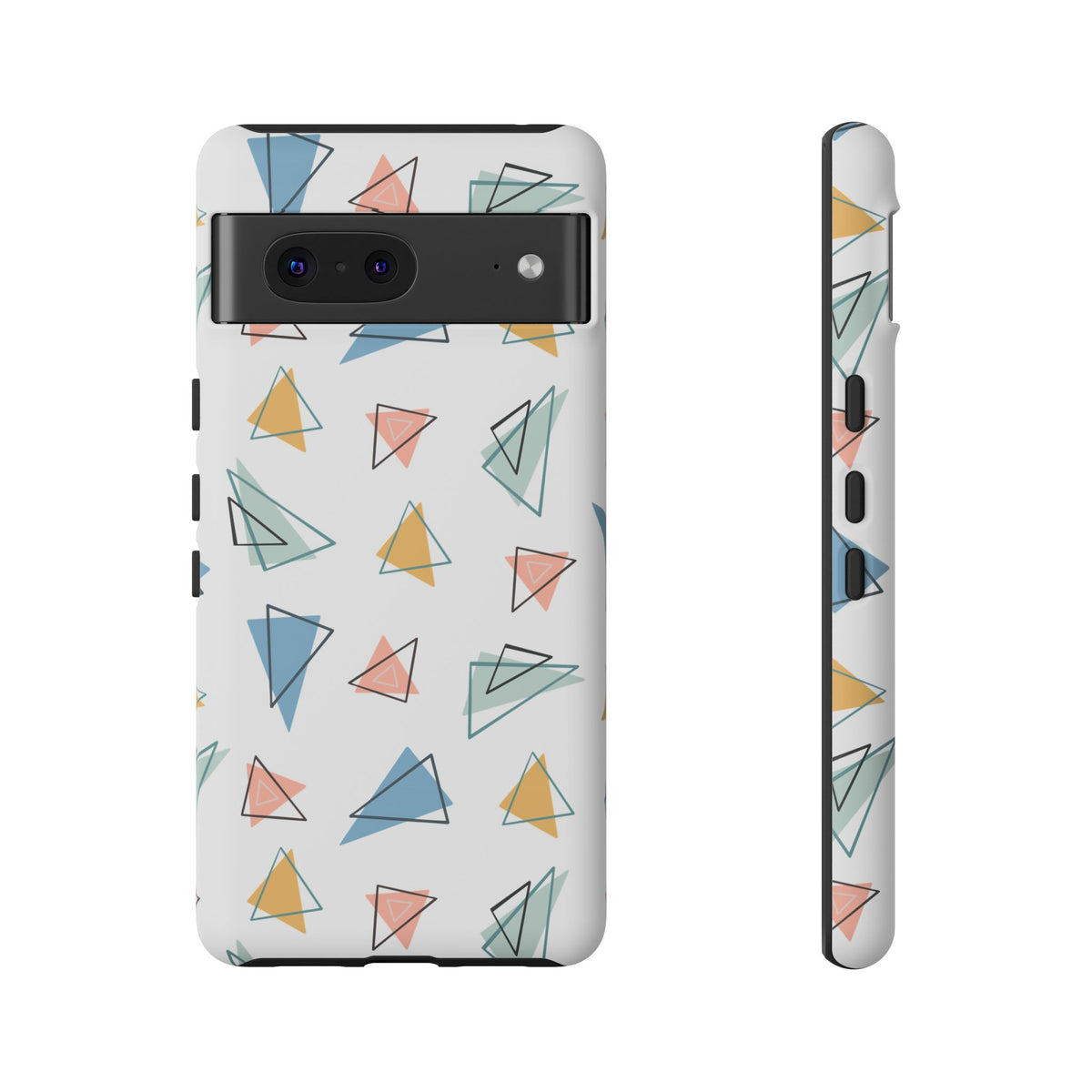 Triangle Pattern Phone Case – Modern & Durable Geometric Design