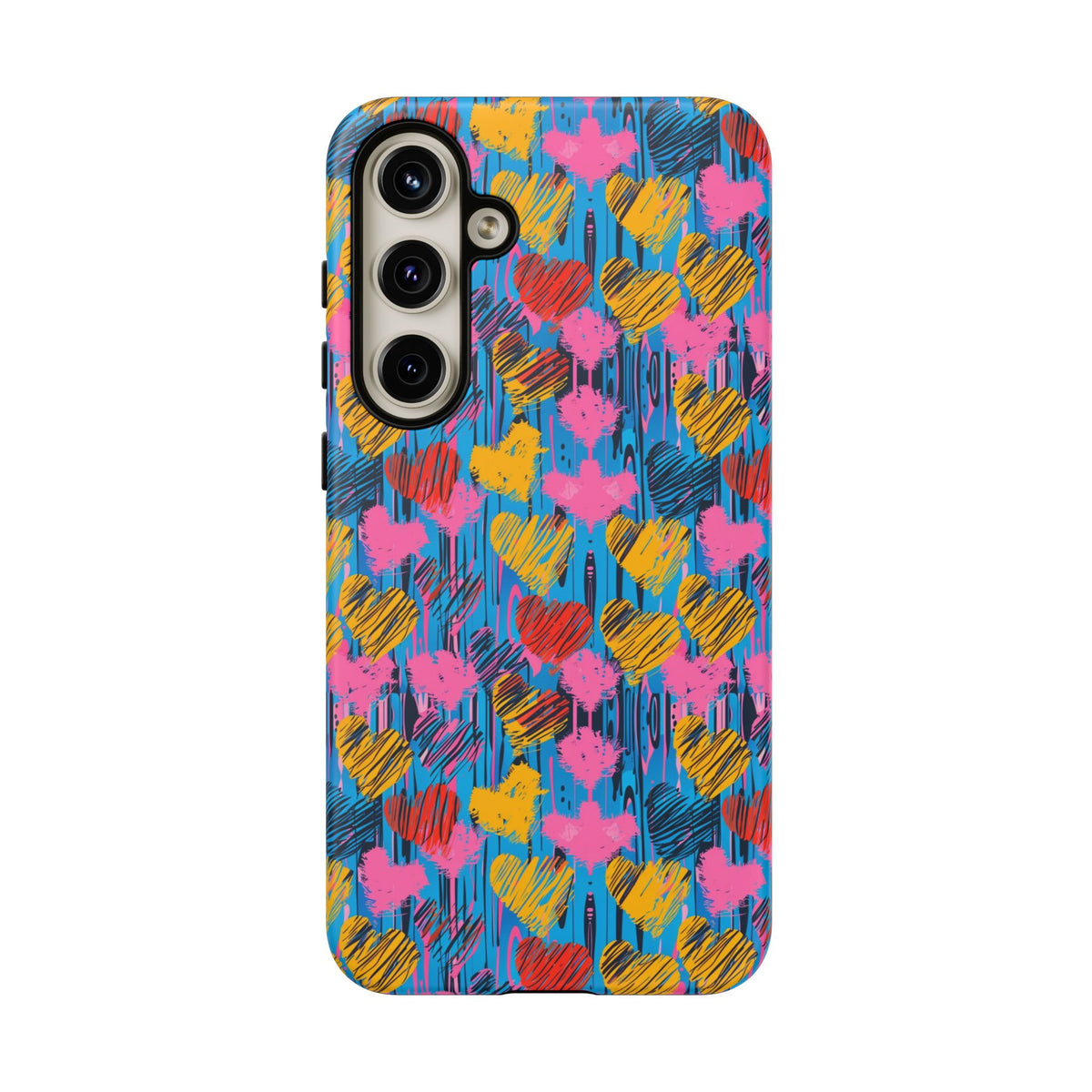 Heart Pattern Phone Case – Stylish & Loving Design for Your Device 262