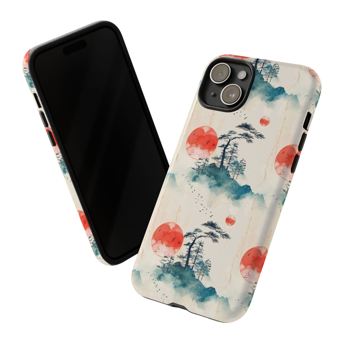 Japanese Pattern Phone Case – Elegant & Timeless Design for Your Phone 055