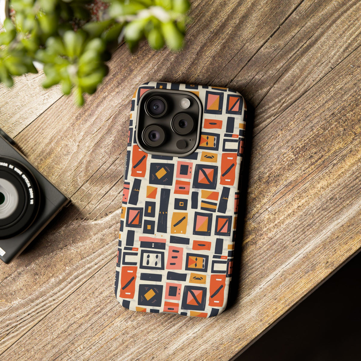 Stylish African Pattern Phone Case – Unique and Vibrant Protection 087