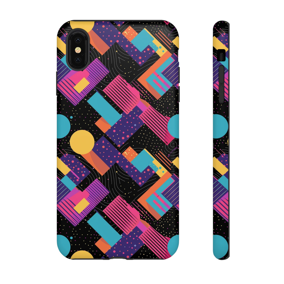 Retro 80s Seamless Phone Case – Vintage Style Meets Modern Protection 088