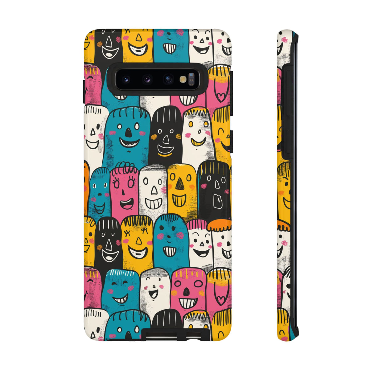 Happy Faces Phone Case – Joyful and Cheerful Design for a Bright Look 5