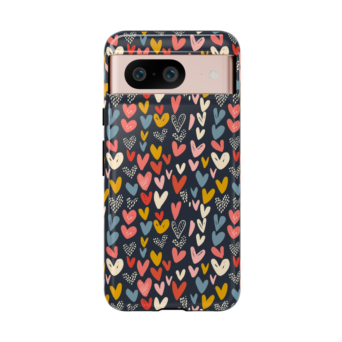 Heart Pattern Phone Case – Stylish & Loving Design for Your Device 816