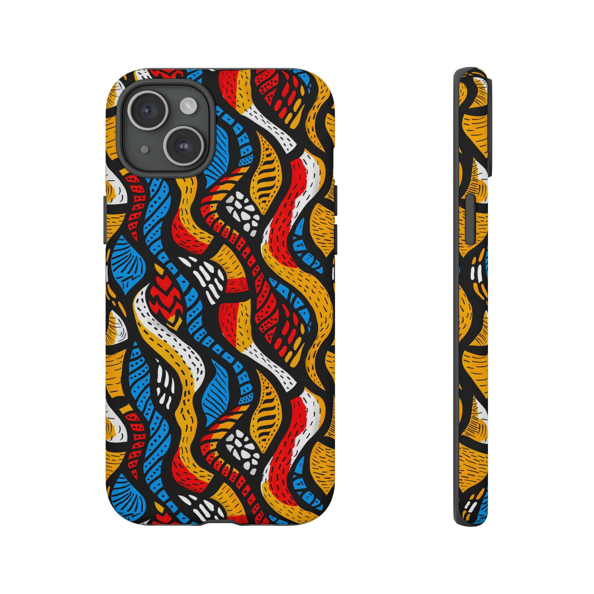 Stylish African Pattern Phone Case – Unique and Vibrant Protection 155