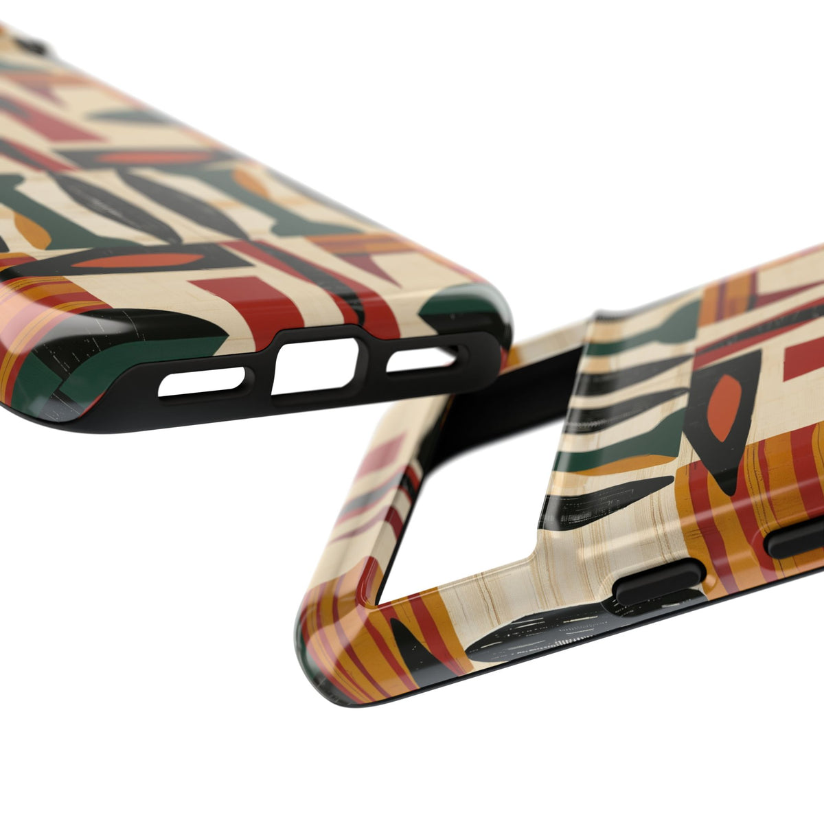 Stylish African Pattern Phone Case – Unique and Vibrant Protection 196