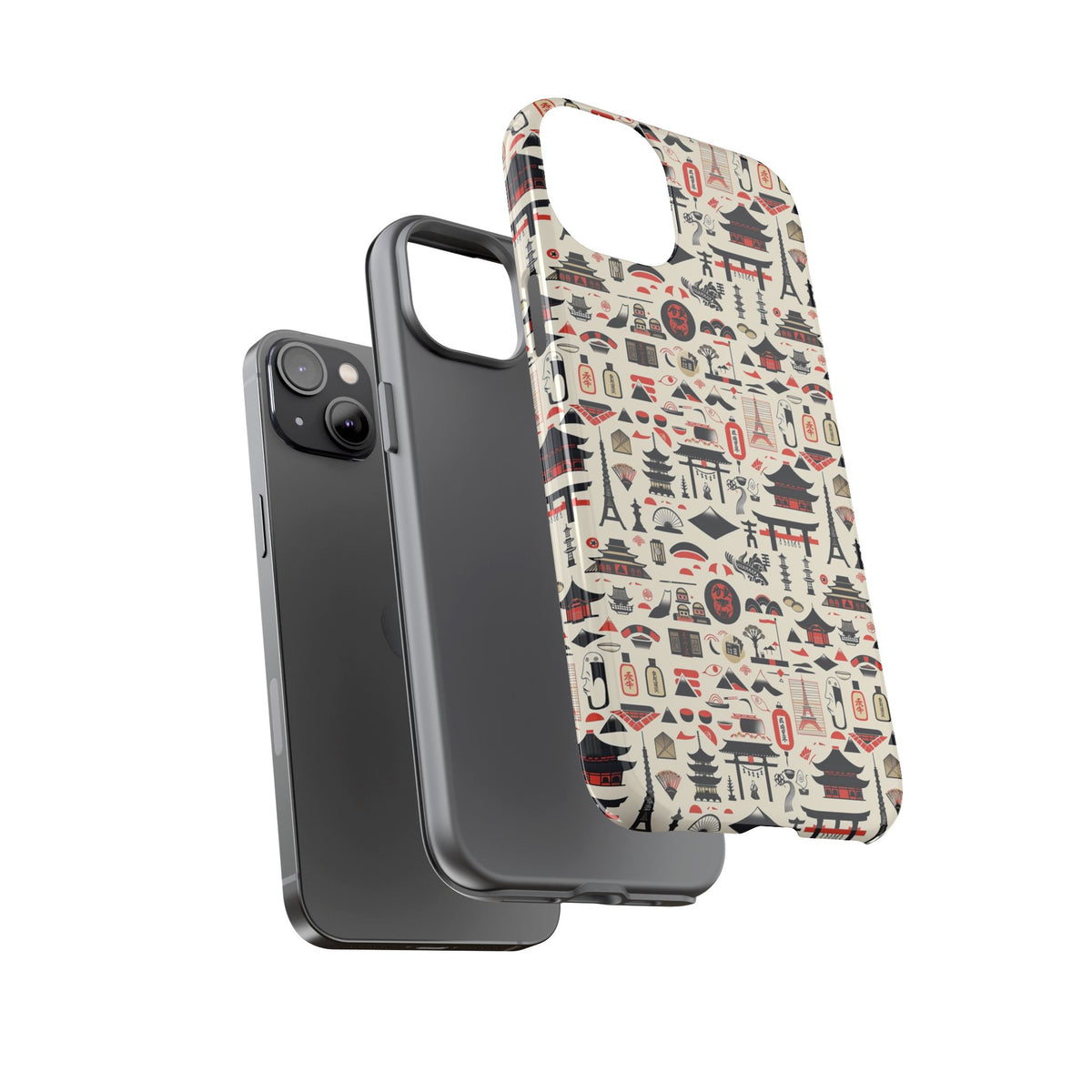 Japanese Pattern Phone Case – Elegant & Timeless Design for Your Phone 010