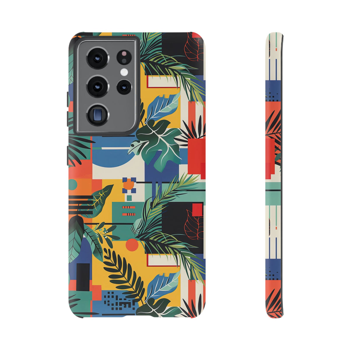 Jungle Collage Phone Case – Vibrant & Durable Nature-Inspired Protection