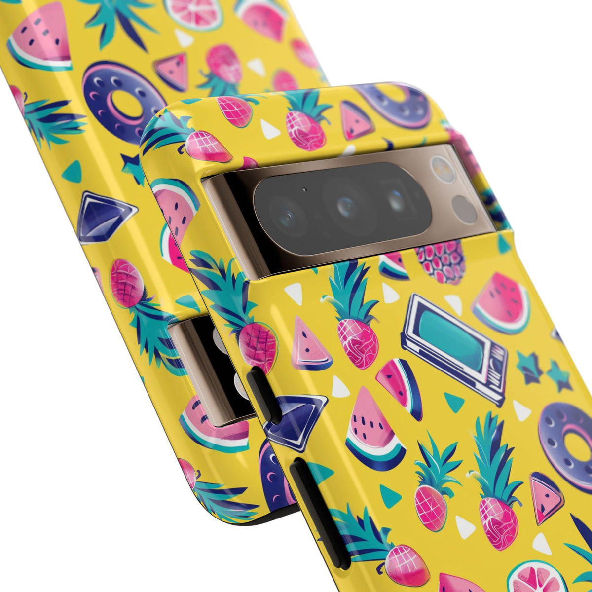 90s Themed Seamless Pattern Phone Case – Embrace Retro Style and Protection 255