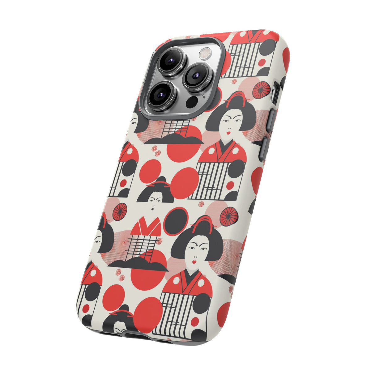 Japanese Pattern Phone Case – Elegant & Timeless Design for Your Phone 018