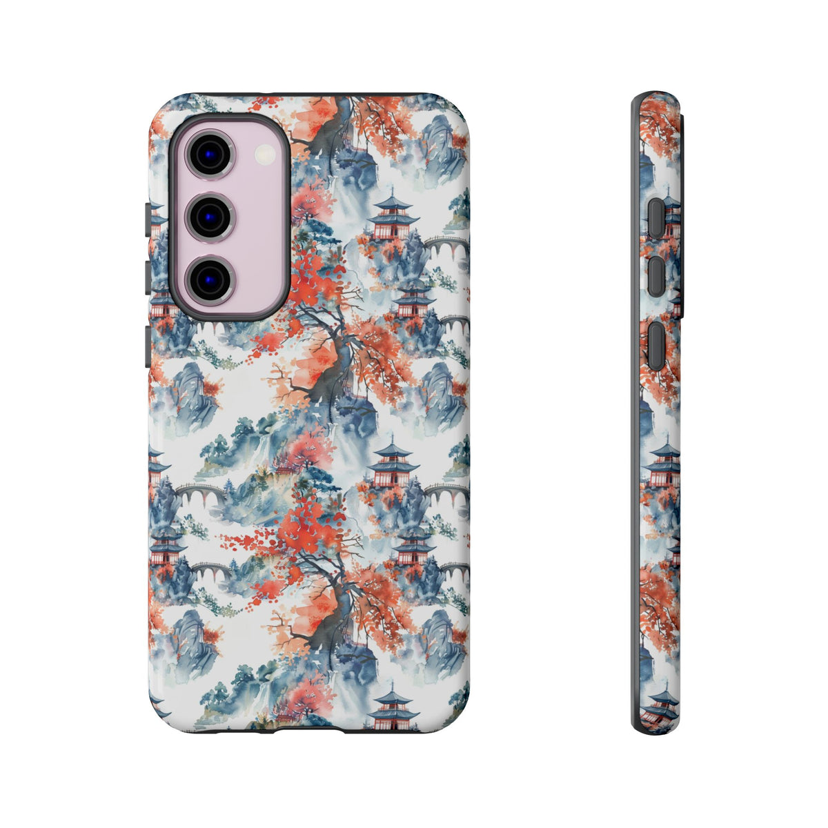 Japanese Pattern Phone Case – Elegant & Timeless Design for Your Phone 043