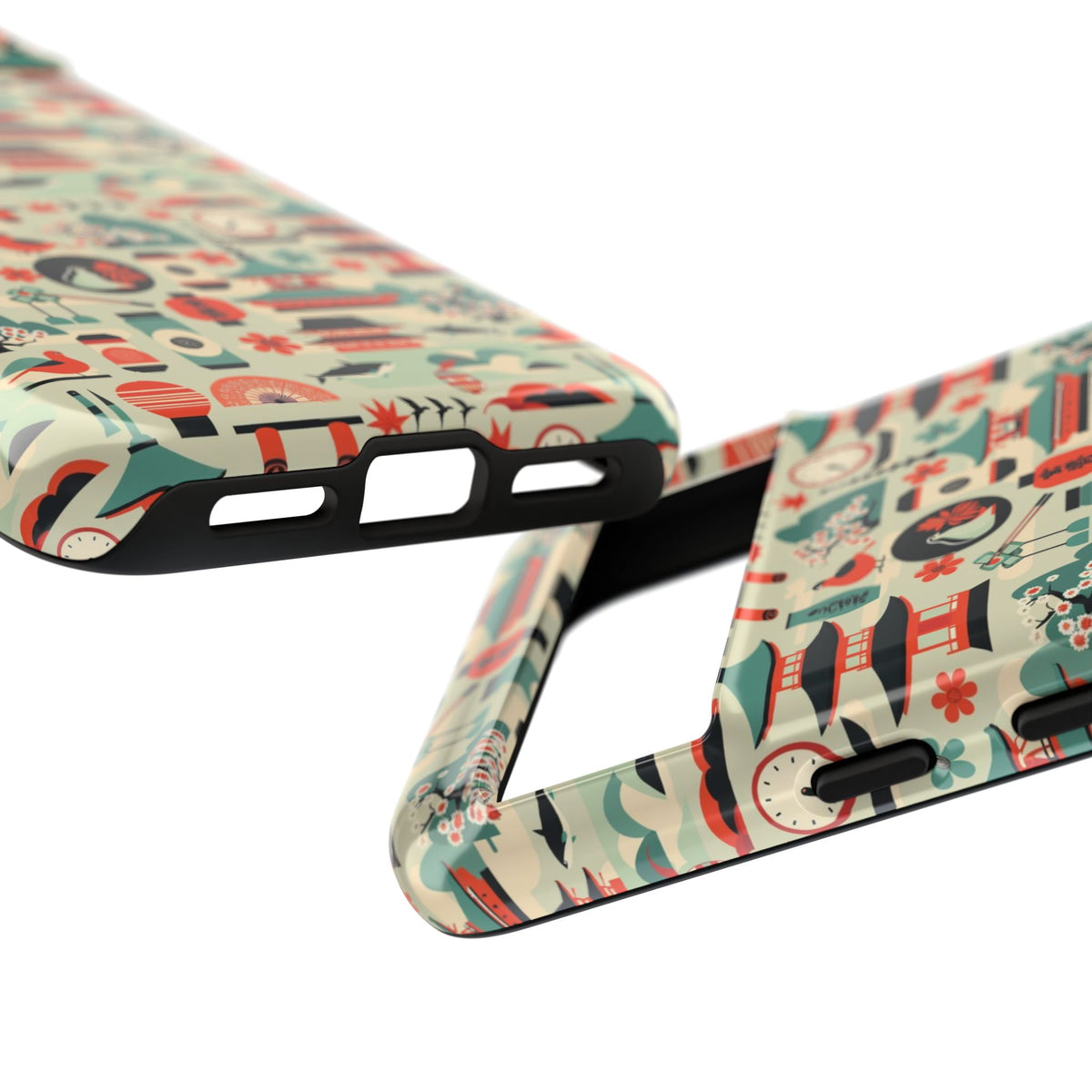 Japanese Pattern Phone Case – Elegant & Timeless Design for Your Phone 105