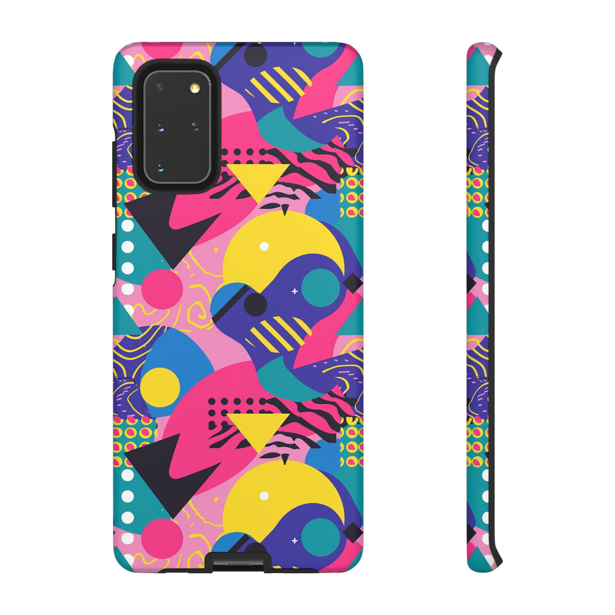 90s Themed Seamless Pattern Phone Case – Embrace Retro Style and Protection 283