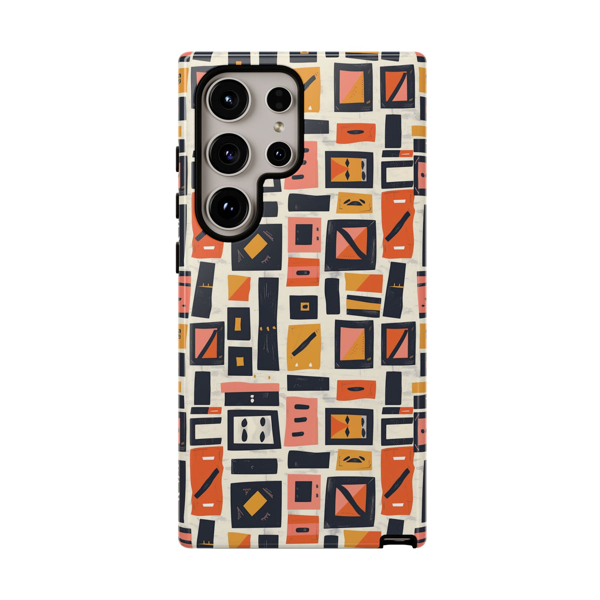 Stylish African Pattern Phone Case – Unique and Vibrant Protection 087