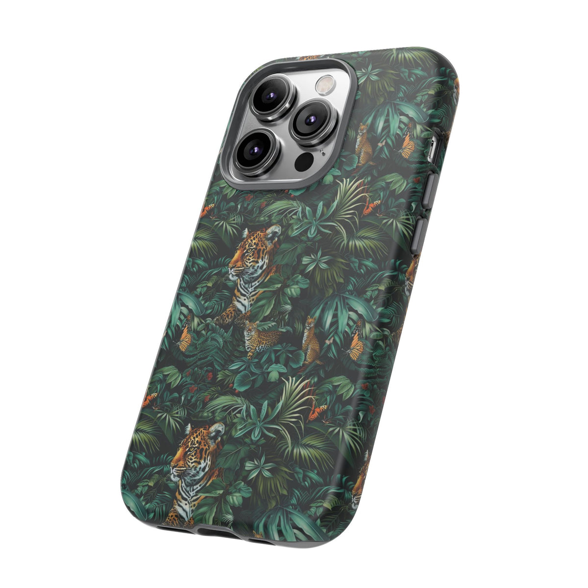 Jungle Pattern Phone Case – Exotic & Lush Design for Your Phone 326