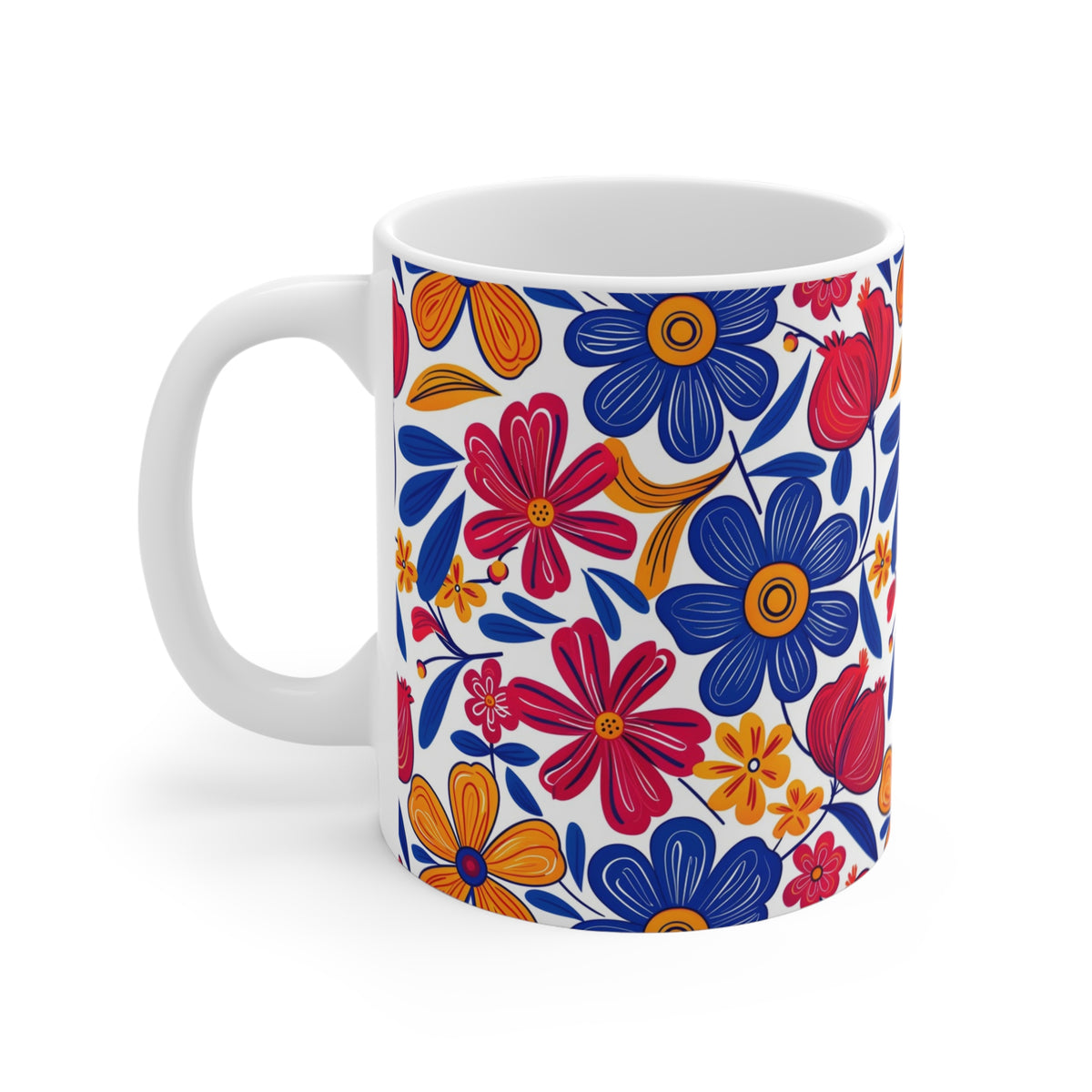 Groove Floral Bohemian Coffee Mug – Perfect for Free Spirits  (18)