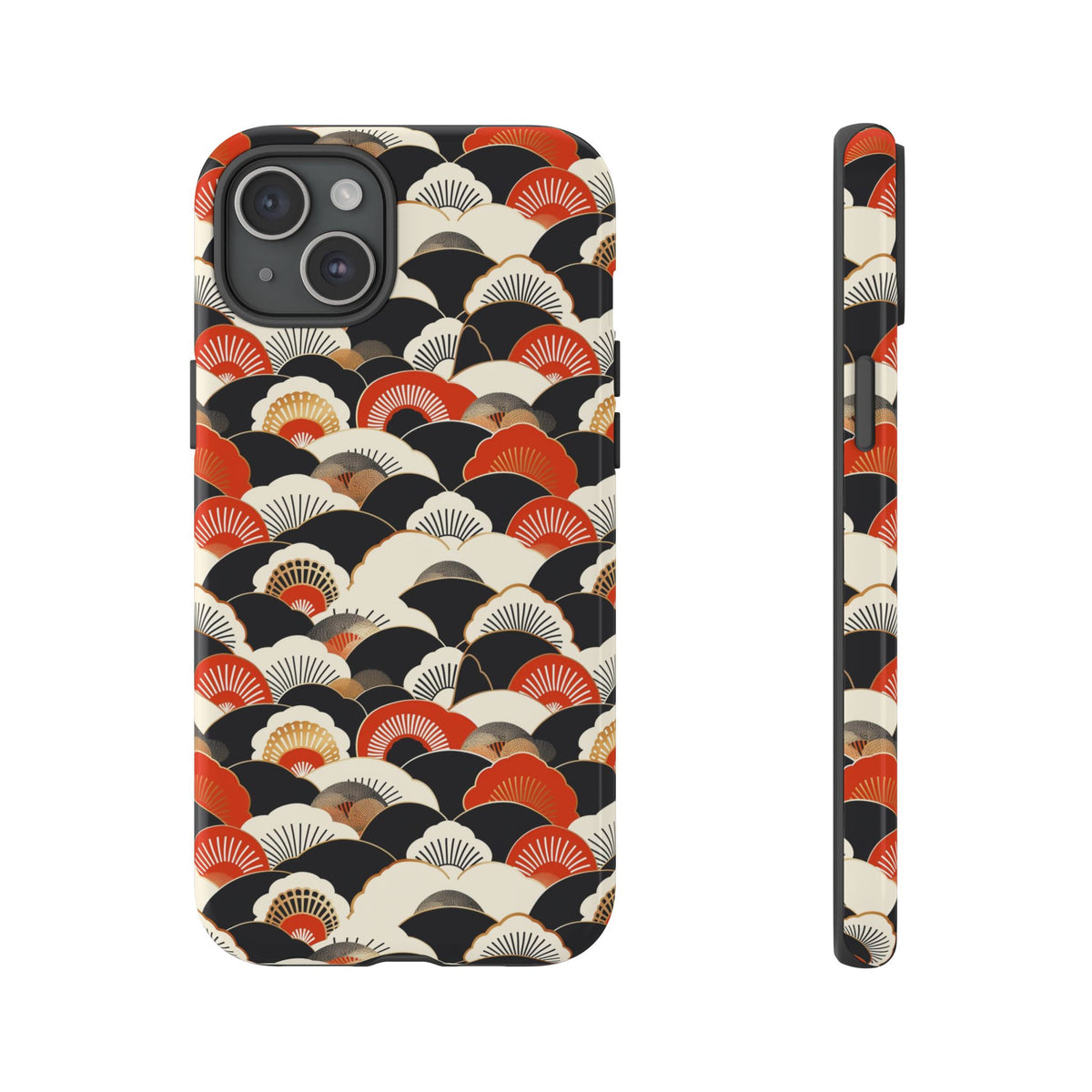 Japanese Pattern Phone Case – Elegant & Timeless Design for Your Phone 080