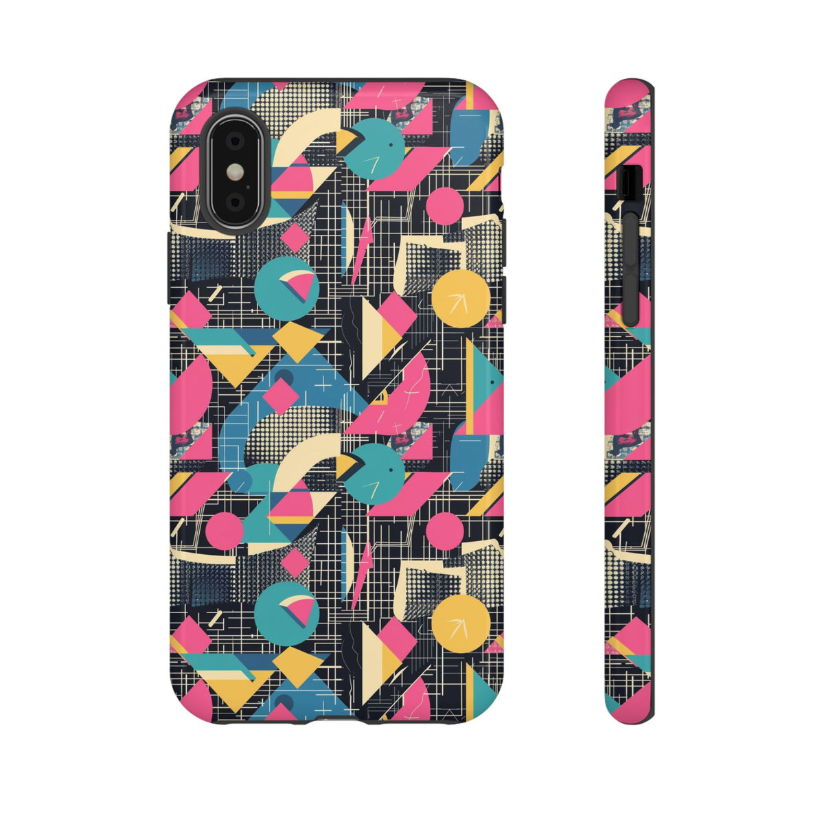 Retro 80s Seamless Phone Case – Vintage Style Meets Modern Protection 266