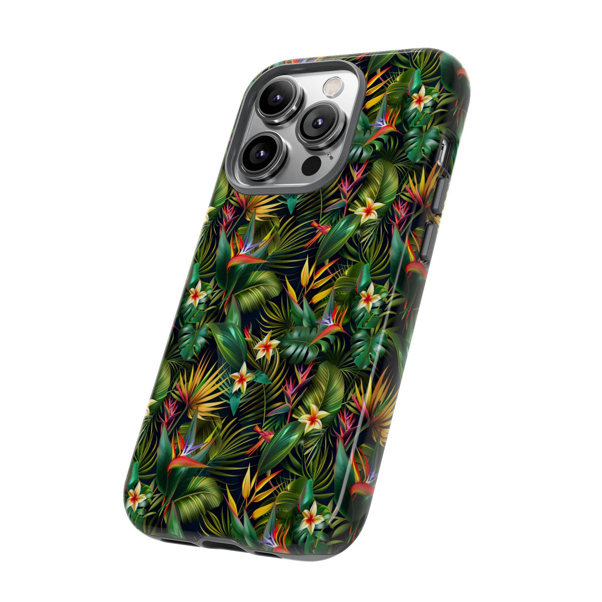 Jungle Pattern Phone Case – Exotic & Lush Design for Your Phone 348