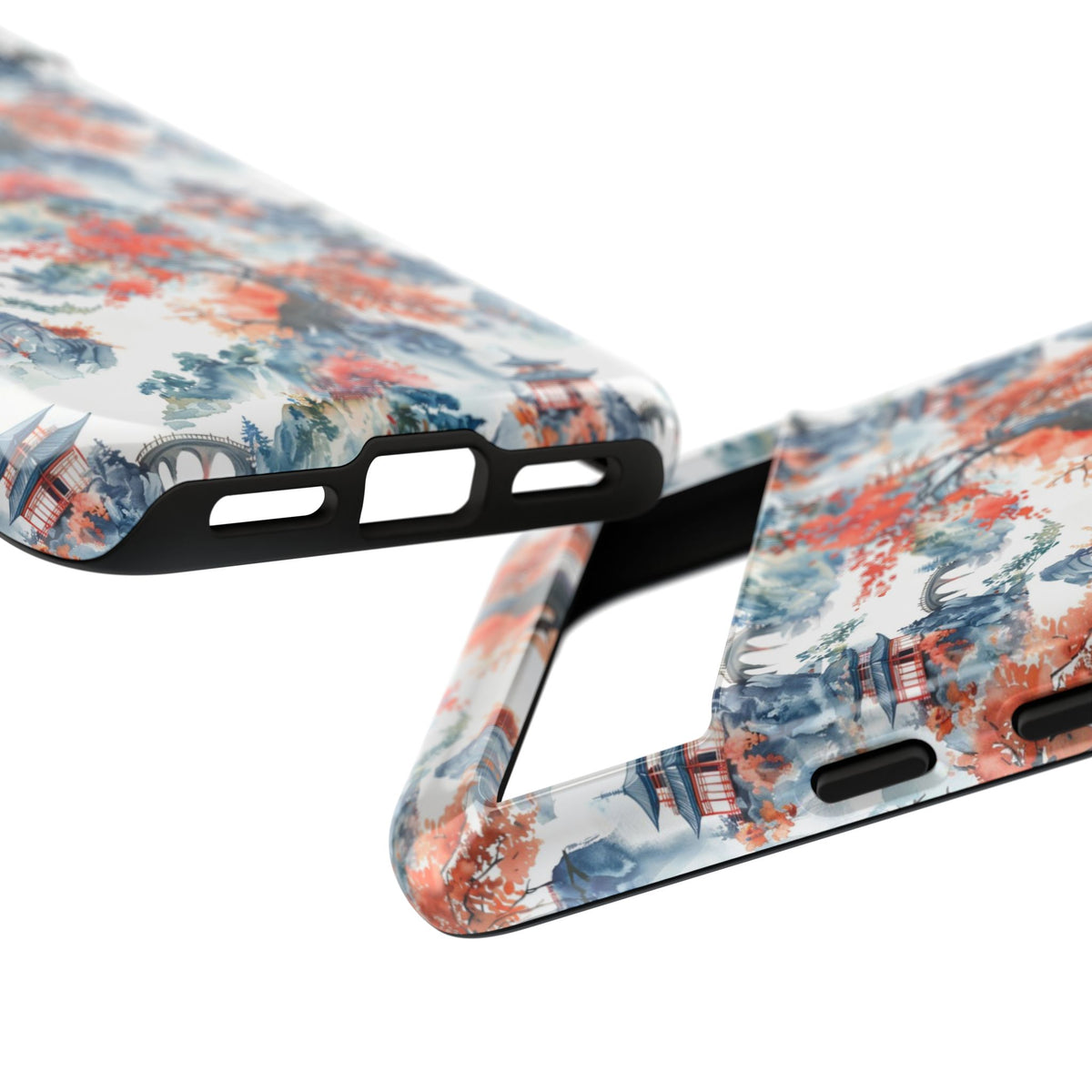 Japanese Pattern Phone Case – Elegant & Timeless Design for Your Phone 043