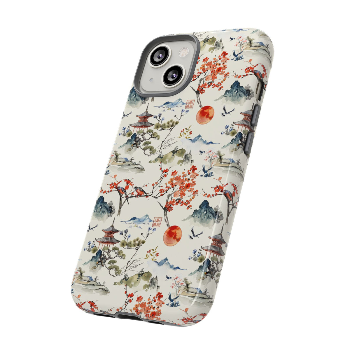 Japanese Pattern Phone Case – Elegant & Timeless Design for Your Phone 120