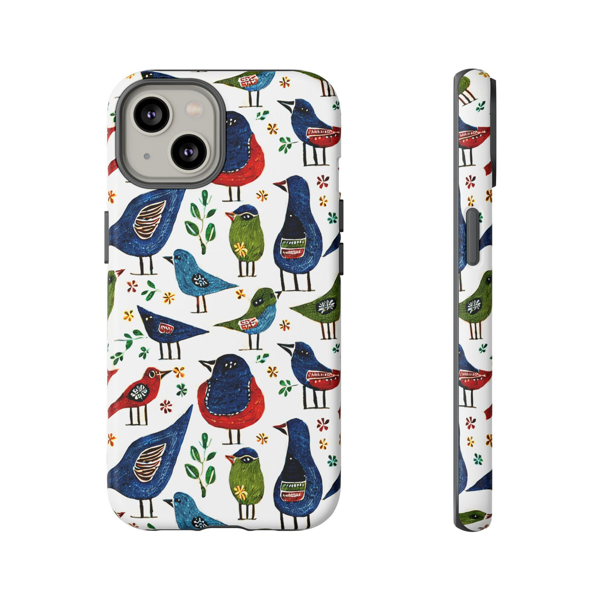 Birds Seamless Pattern Phone Case – Elegant and Timeless Avian Design 12