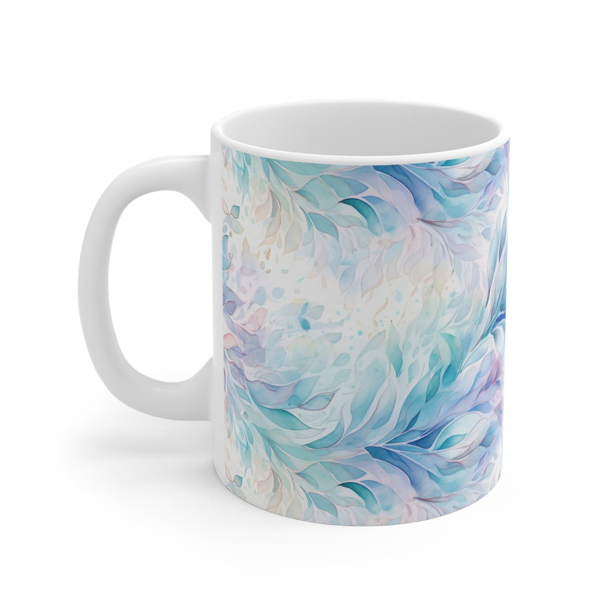 Various Watercolor Design All Over Coffee Mug – Unique Artistic Ceramic Coffee Cup 741