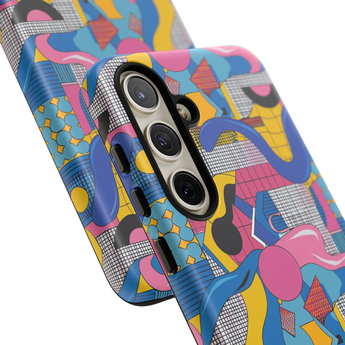 90s Themed Seamless Pattern Phone Case – Embrace Retro Style and Protection 224