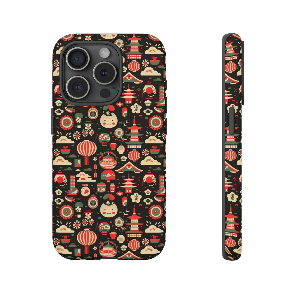 Japanese Pattern Phone Case – Elegant & Timeless Design for Your Phone 032